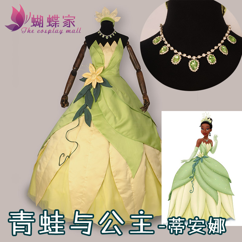 Women Knight Accessories - Платье принцессы Тианы, карнавальный костюм с