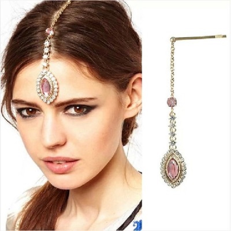 Women Accessories India - GETNOIVAS Бохо этнические индийские женские волосы