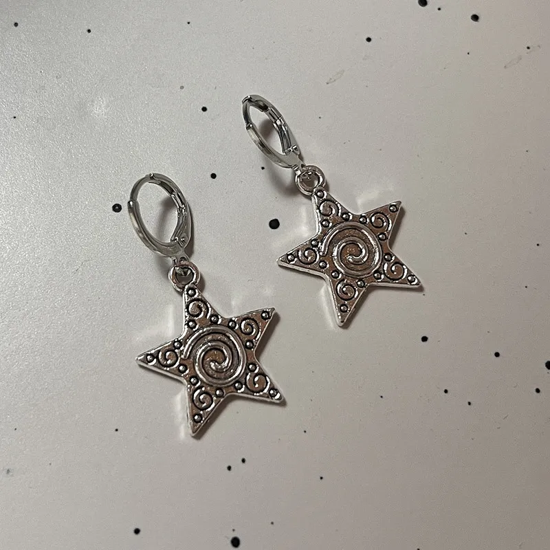Women'S Emo Accessories - Винтажные серьги-подвески в стиле готического серебряного
