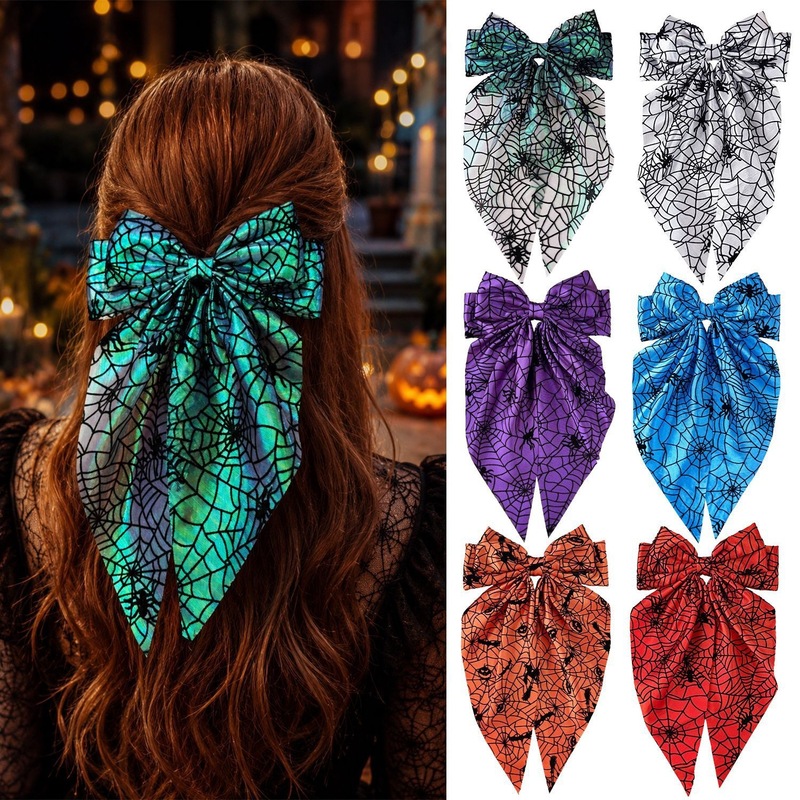 Women'S Emo Accessories - Хэллоуинские заколки для волос с паутиной