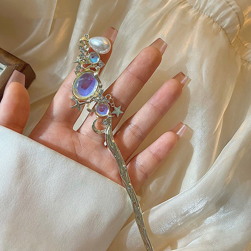 Шпилька для волос с лунным кам – обзор и цена Women Knight Accessories