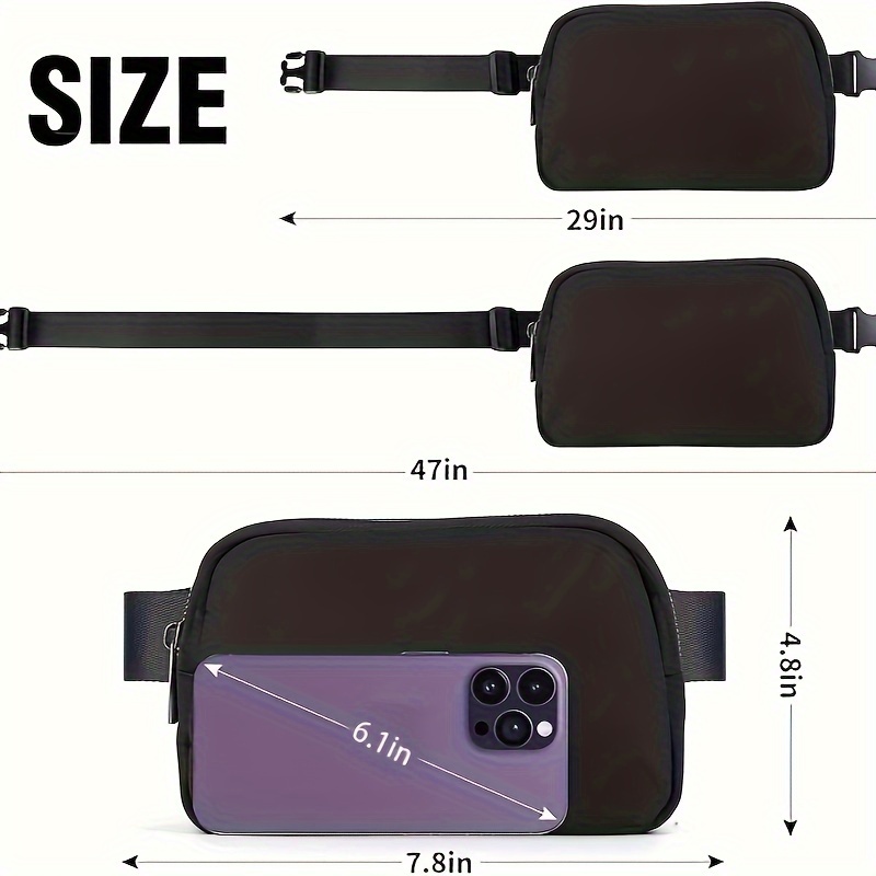 Женская поясная сумка на молни – обзор и цена Women Accessories Pouch