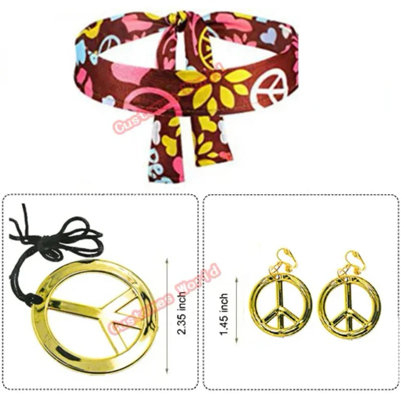 Peace Love Женская вечеринка 6 – обзор и цена Women'S Accessories In The 60S